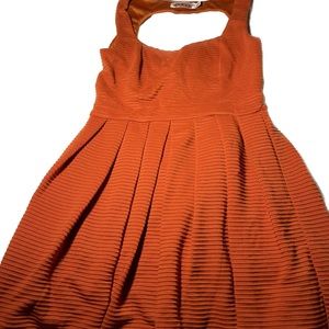 Rehab orange dress size large